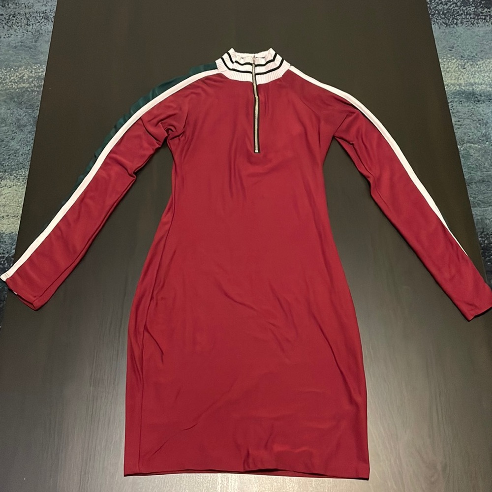 Burgundy FashionNova Dress
